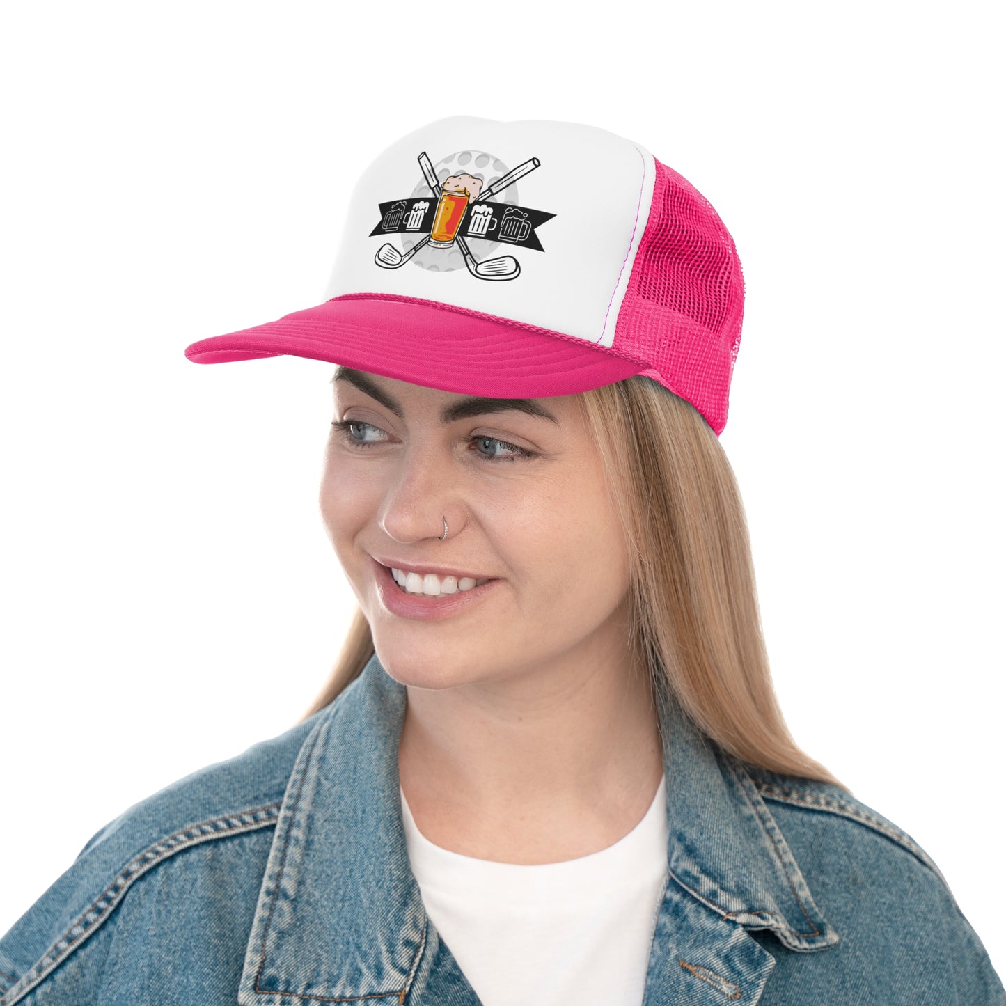 Beer Loving | Golf Themed Trucker Hats- Many COlors