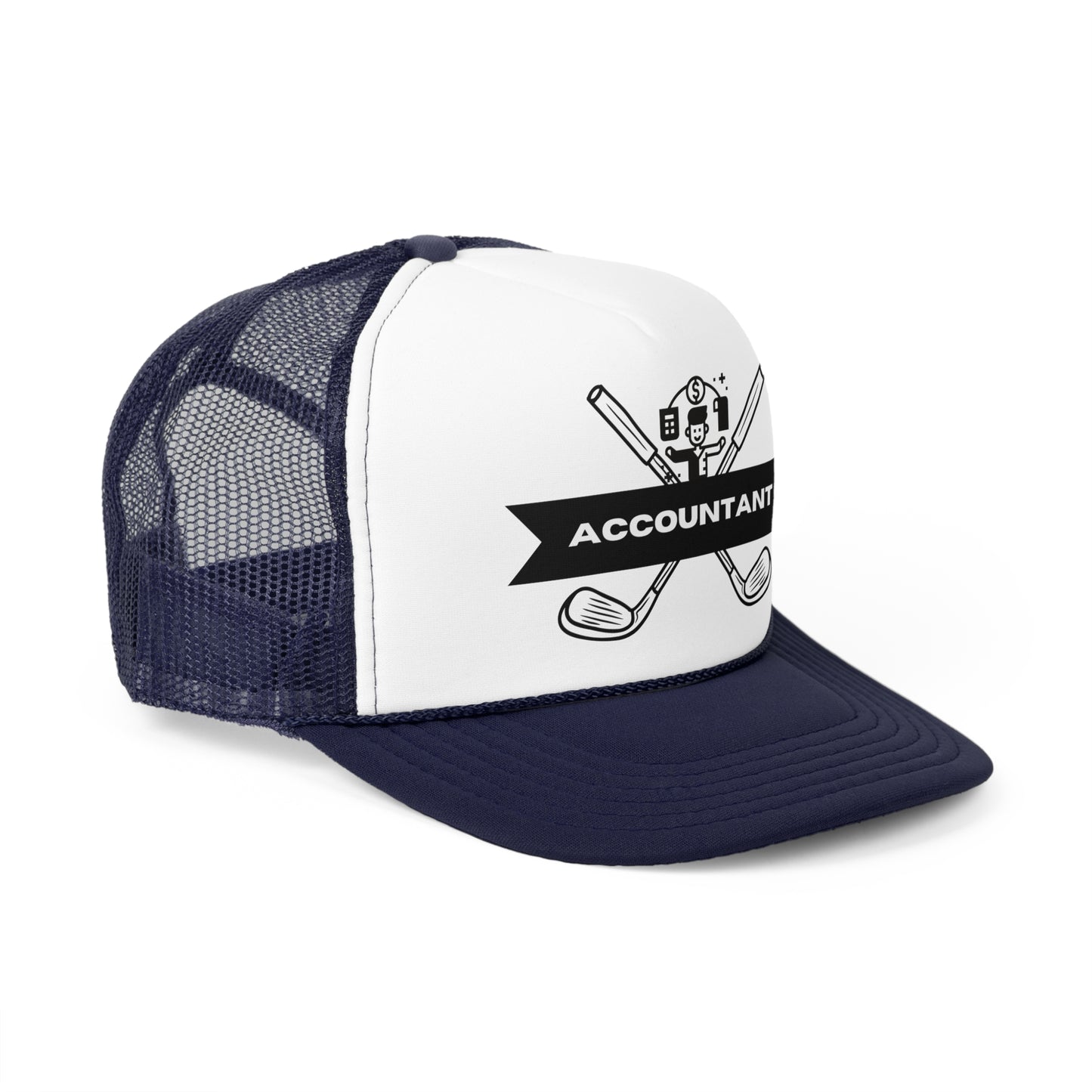 Accountant-Golf Themed Trucker Cap