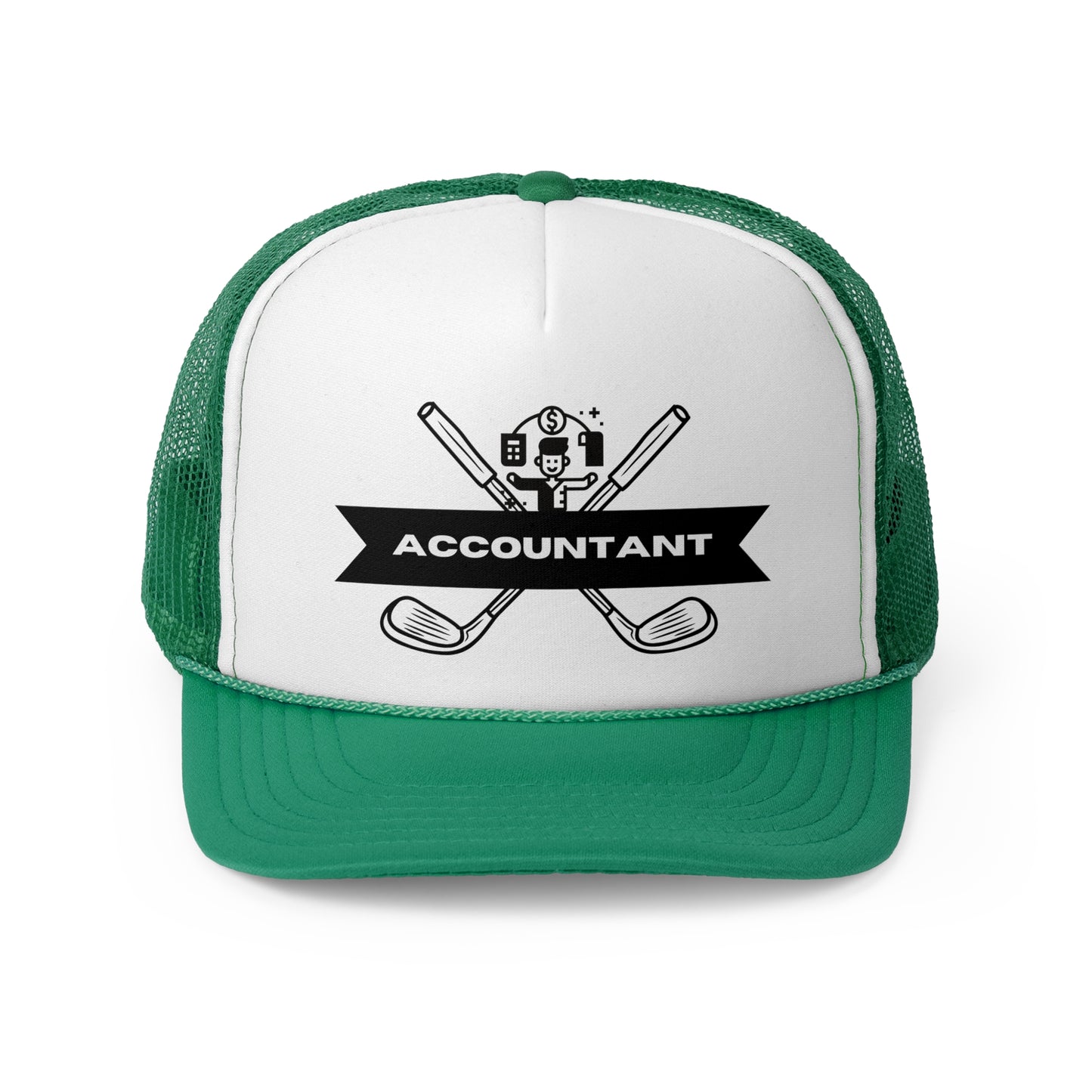 Accountant-Golf Themed Trucker Cap