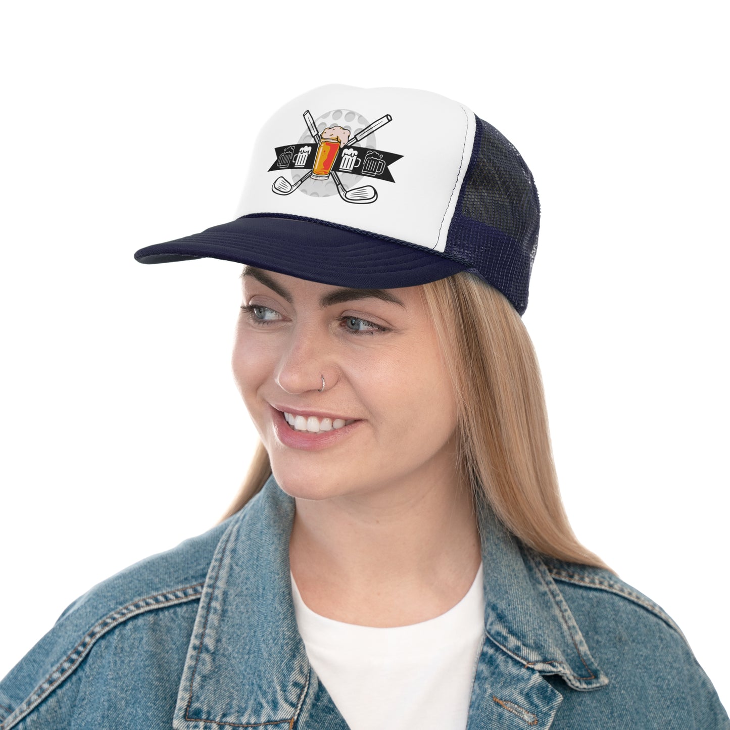 Beer Loving | Golf Themed Trucker Hats- Many COlors