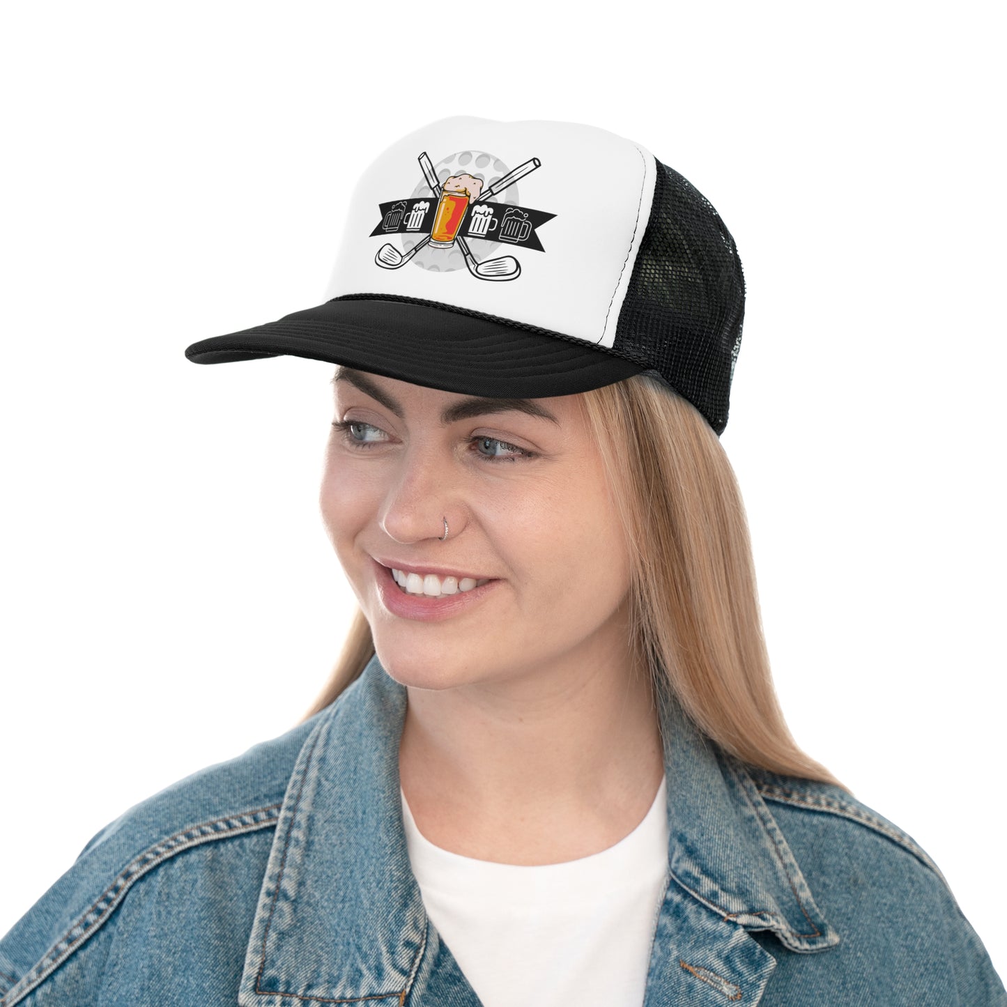 Beer Loving | Golf Themed Trucker Hats- Many COlors