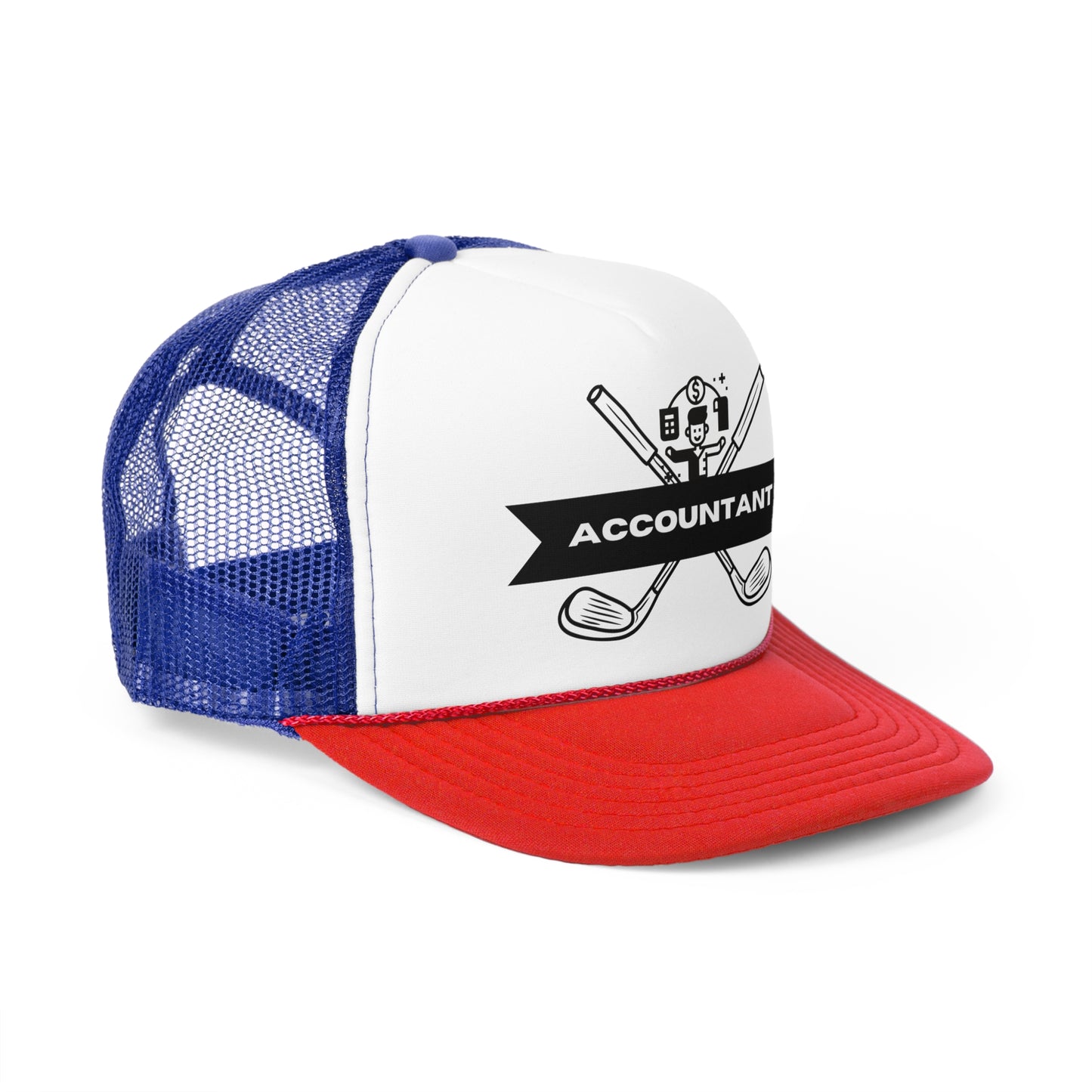 Accountant-Golf Themed Trucker Cap