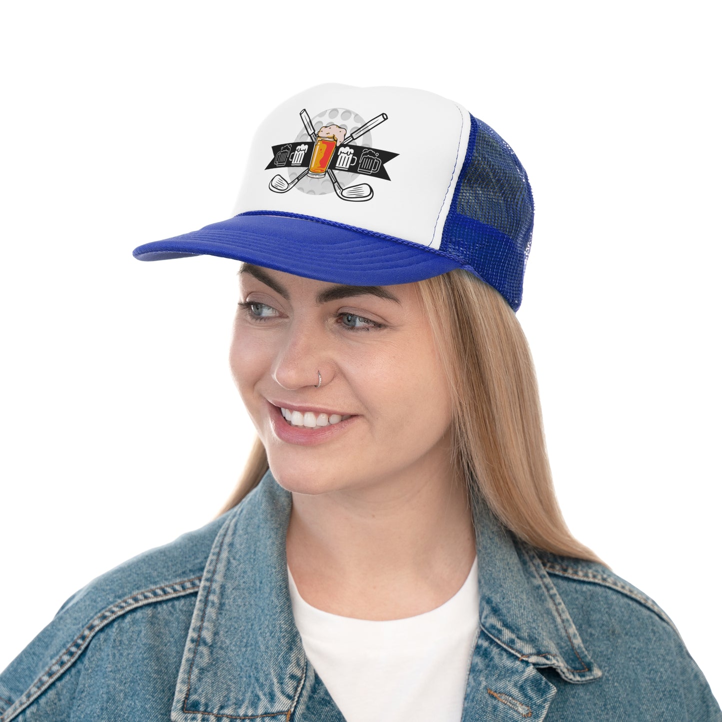 Beer Loving | Golf Themed Trucker Hats- Many COlors