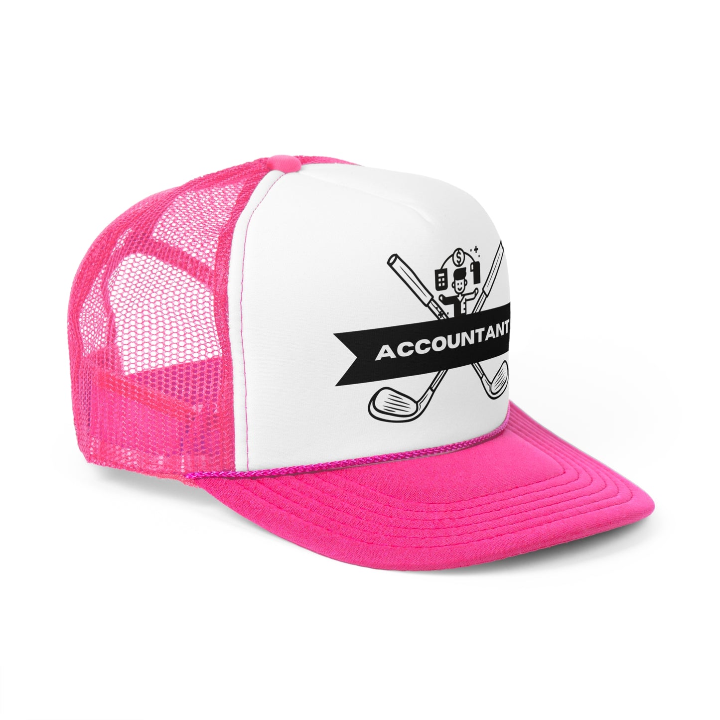 Accountant-Golf Themed Trucker Cap