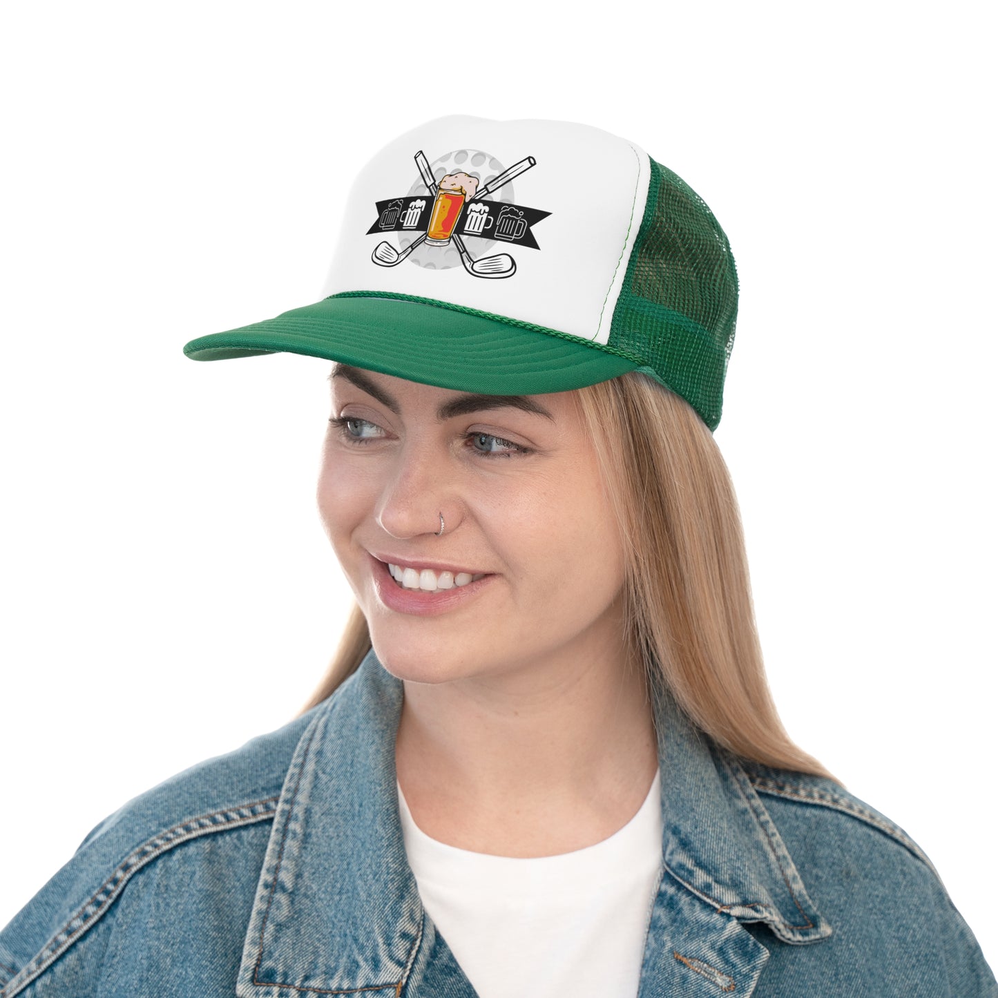 Beer Loving | Golf Themed Trucker Hats- Many COlors