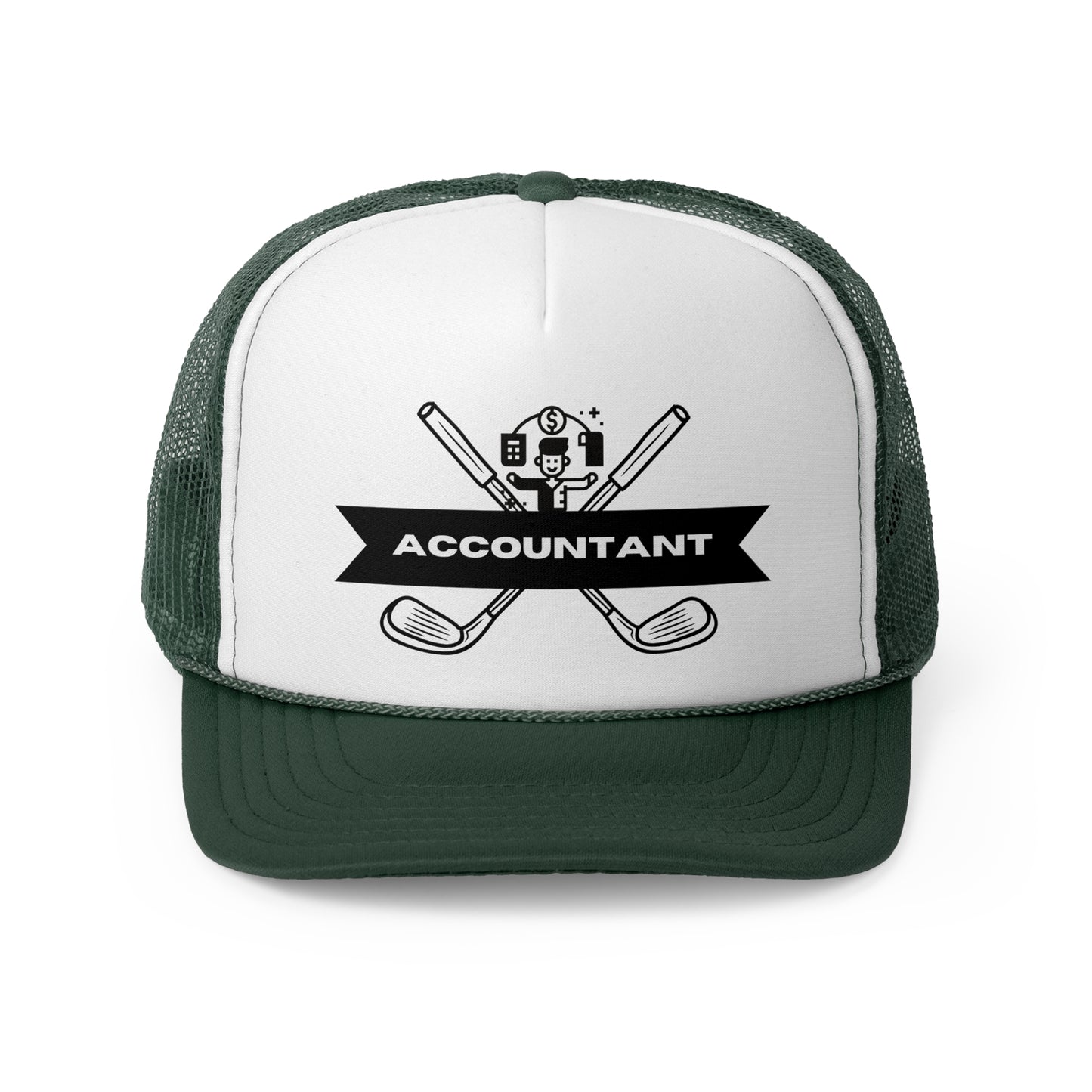 Accountant-Golf Themed Trucker Cap