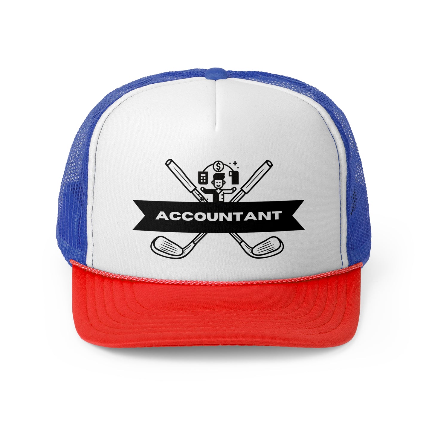 Accountant-Golf Themed Trucker Cap