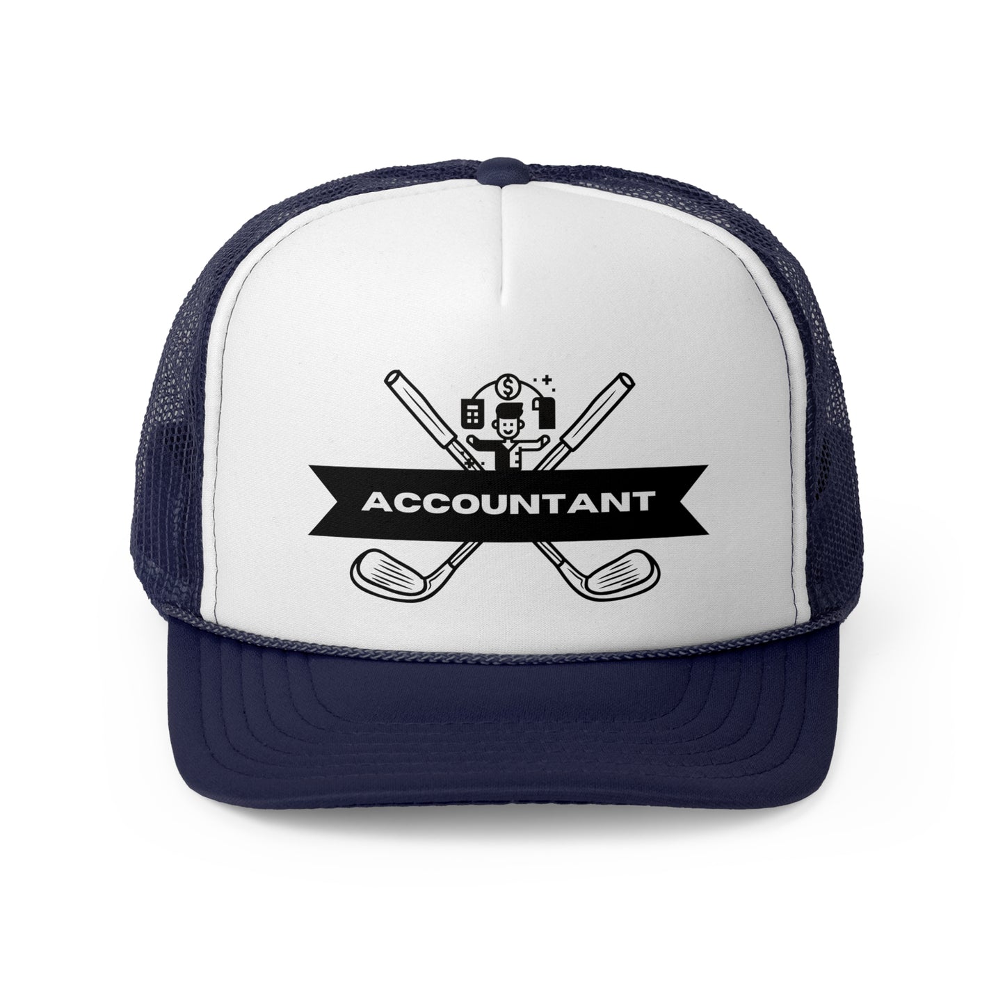 Accountant-Golf Themed Trucker Cap