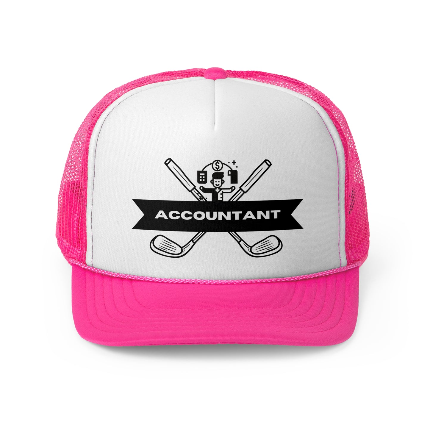 Accountant-Golf Themed Trucker Cap